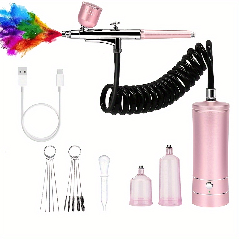 スプレーガン コンプレッサーと0.3mmのノズルポータブルハンドヘルド