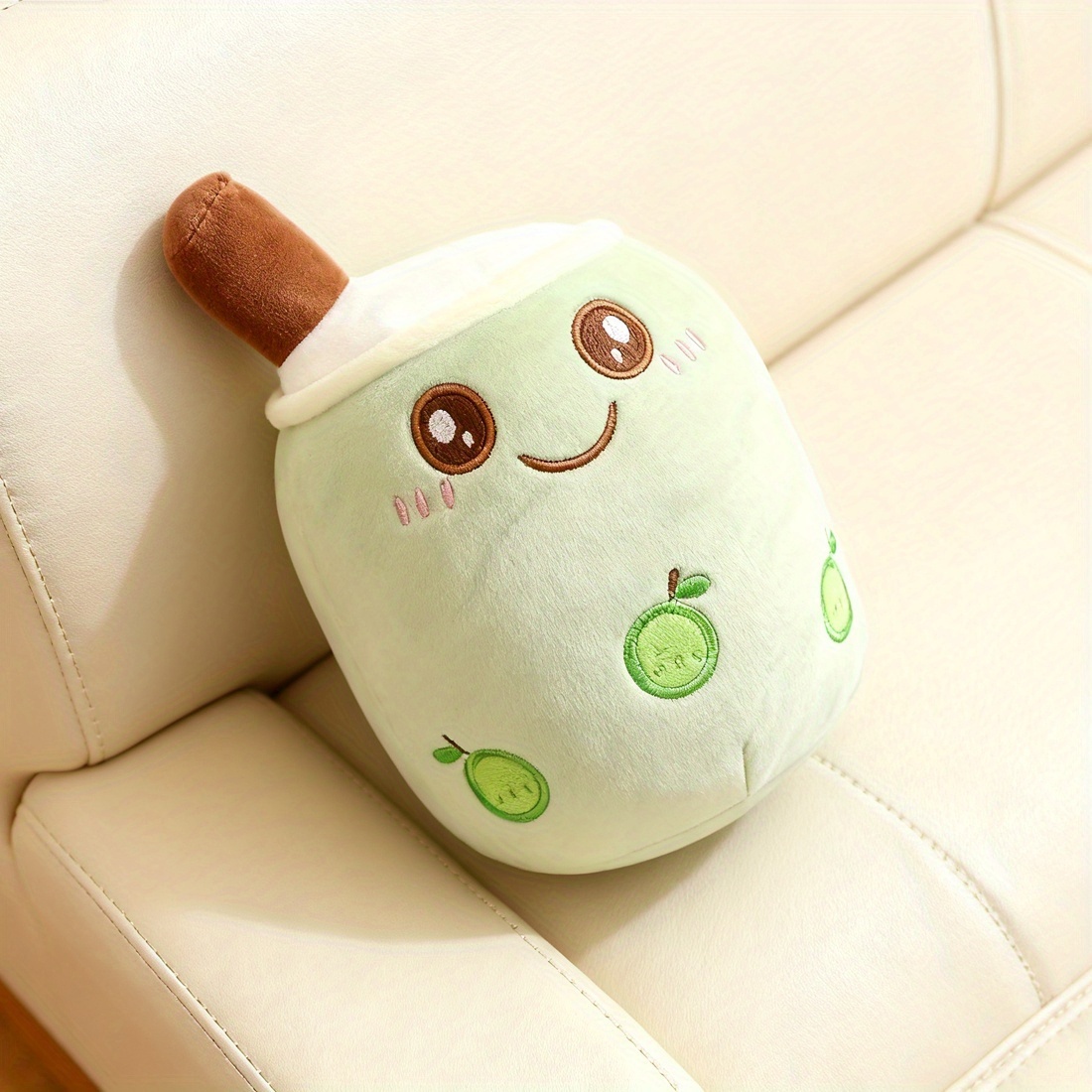Kawaii Bubble Tea Cup Plush Toy, Cute Soft Stuffed Animal