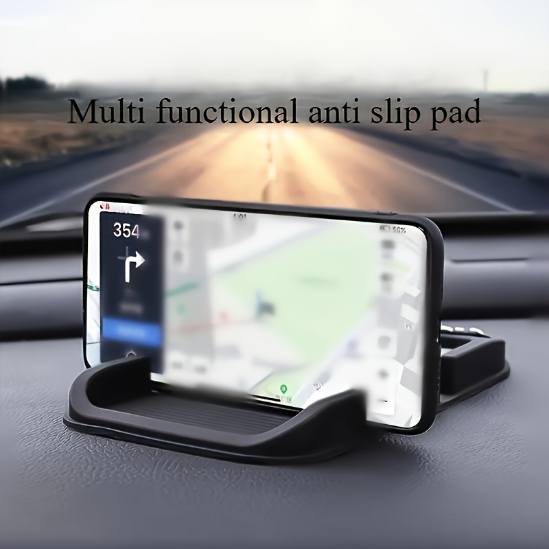 one durable silicone car mount featuring   degree rotating arm waterproof and non   designed for hands free gps and calls this modern dashboard phone holder is a   accessory compatible with all vehicles