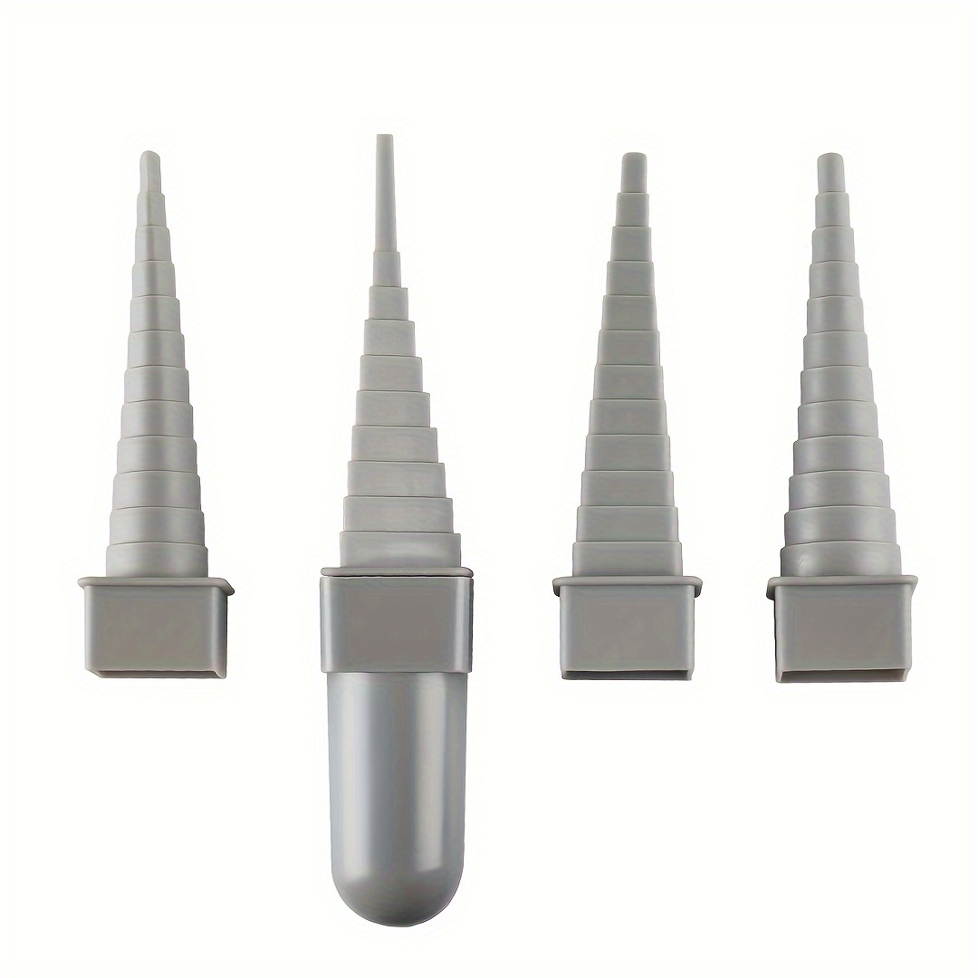 E-shop 5X, Drahtwickelset, 4 Verschiedene Formen, Oval, Quadratisch, Rund und Dreieckig, Plus Austauschbarer Griff, Metall Schmuckform- und