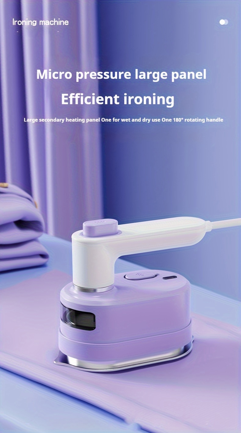 portable handheld garment steamer with large steam output ideal for home   and travel ironing european plug details 0