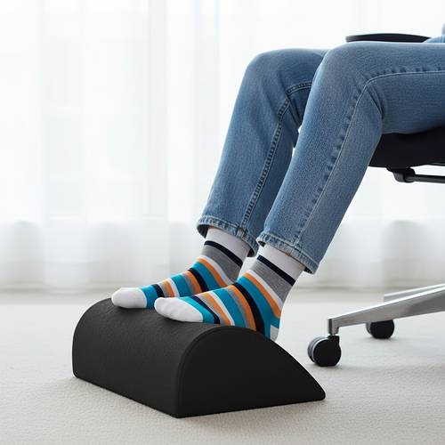 high density bamboo charcoal foam ergonomic teardrop rest rest for under desk adjustable desk rest for office chair gaming additions