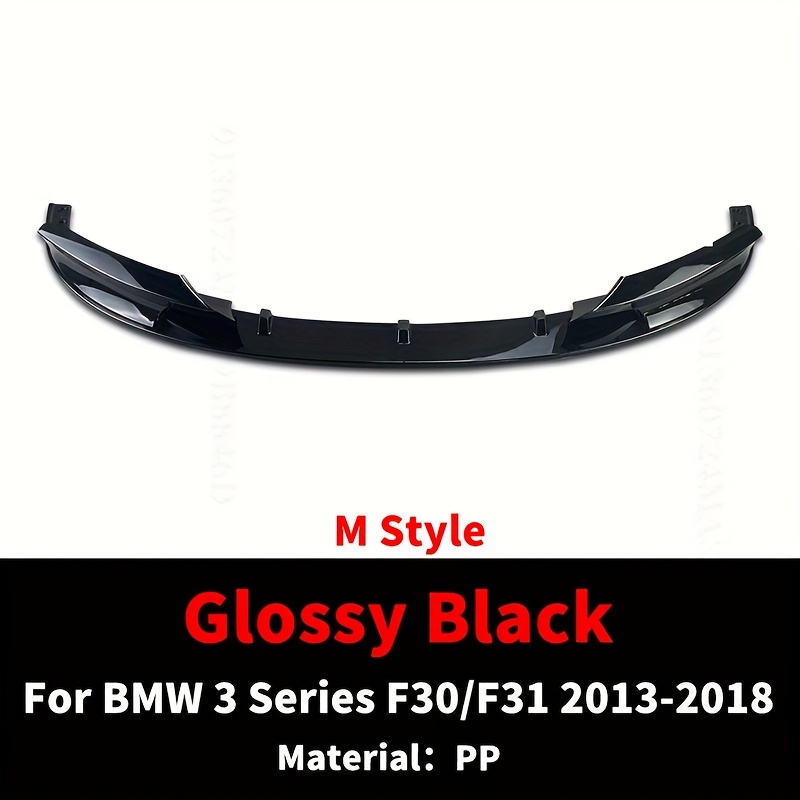 TEMU Front Bumper Lip Chin Decoration Tuning Body Kit Splitter For 3 F30 F31m Style 335i 328i 340i 320d 330d 2013-2018 Trim