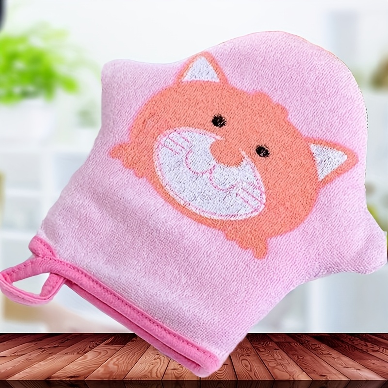 TEMU A Set Of Cartoon-themed Bath Care Products, Including Bath, Scrubbing Towels, Sponges For Baths, And Bath Mitts