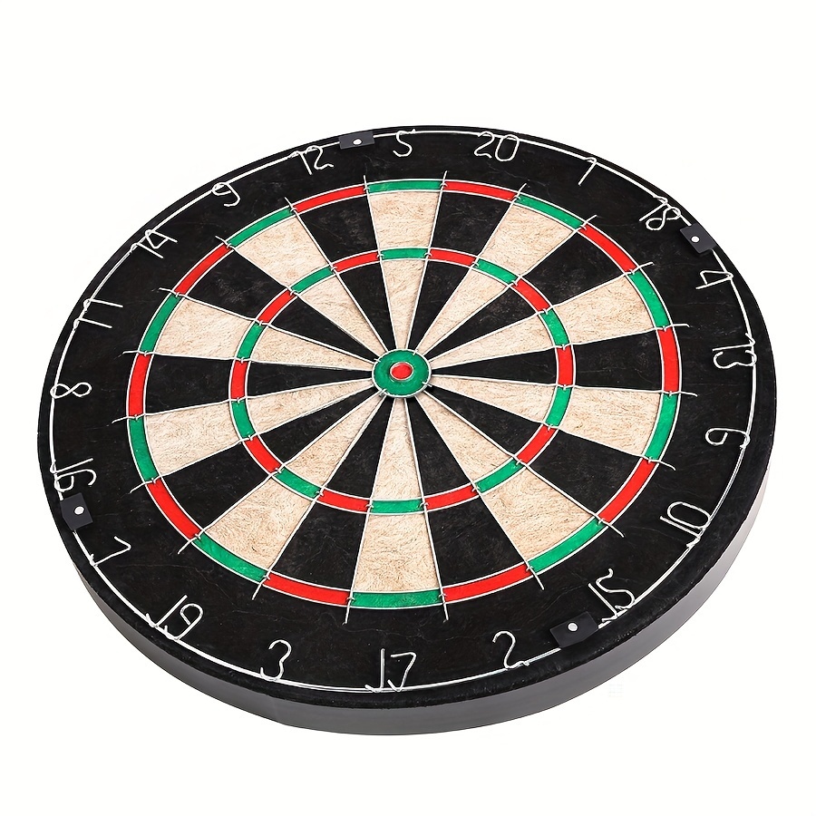 45,72 cm Braziliaans premium hennep dartbord volgens officiële wedstrijdspecificaties met 6-delige dartset