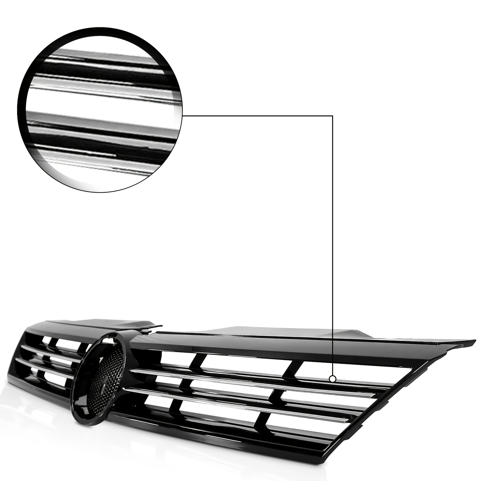 2005-2010 Volkswagen Jetta Front Upper Grille Grill Chrome OEM T9529 DG