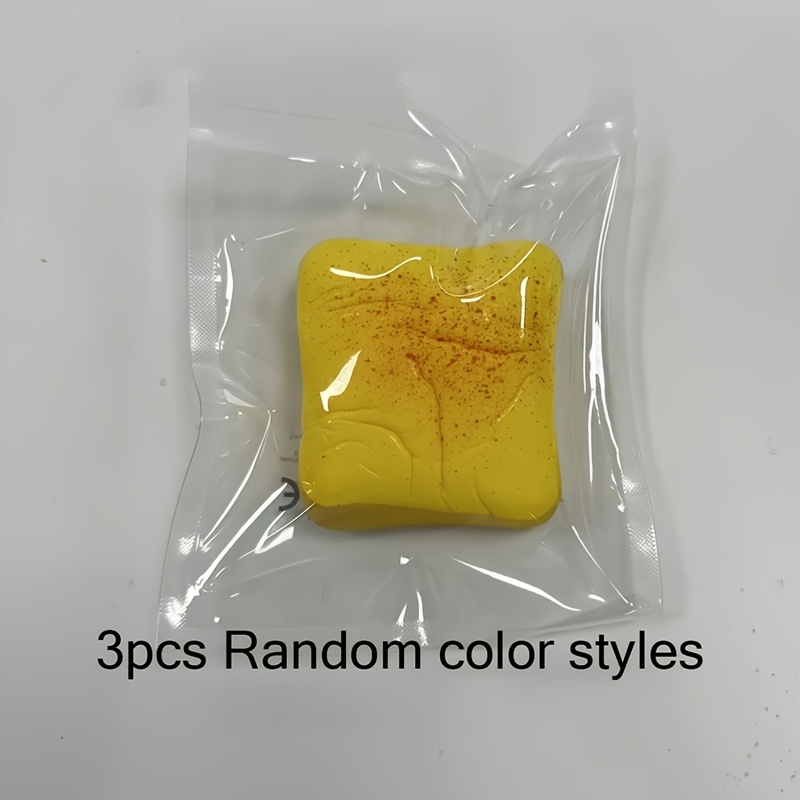 Image of 3pcs Simulated Food Toast Squeeze-able Toy, Soft And Slow-rebounding Simulated Food Sensory Stress- Toy, Table Decoration, Classroom Reward, Holiday Birthday Gift, Random
