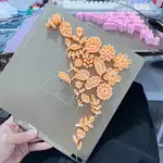 21件套 3D打印制作 树叶花朵花卉软陶泥印章套装,PLA材质,花朵造型切割模具,切割器,使用于DIY首饰制作与粘土手工艺,手工饰品制作,手工艺配件,工艺工具用品,平滑边缘,工艺印章,聚合物粘土模具套装,压花模具