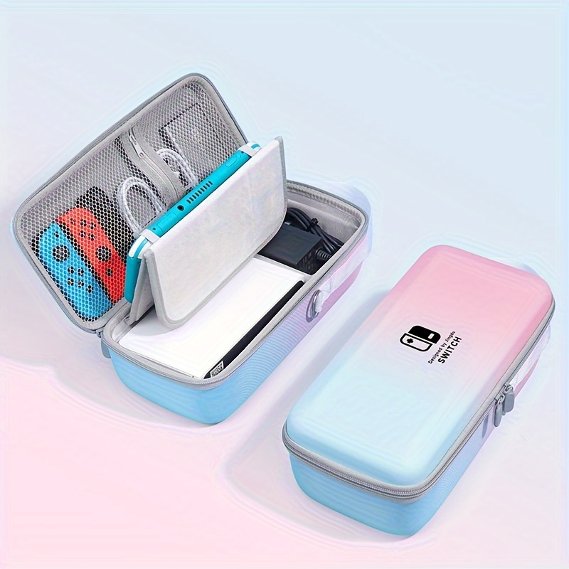 

[free Pair Of Rocker Hats]storage Bag Portable Carrying Case Travel Pouch For New / Oled Handheld