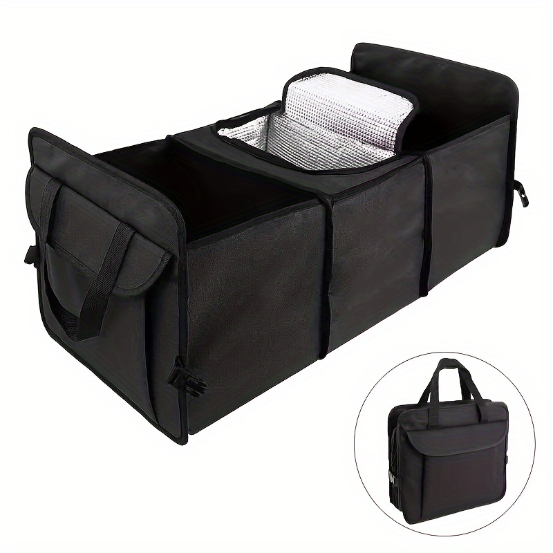 TEMU 1pc - Car Organizer 3 Compartments - Insulated Bag For Women, , -