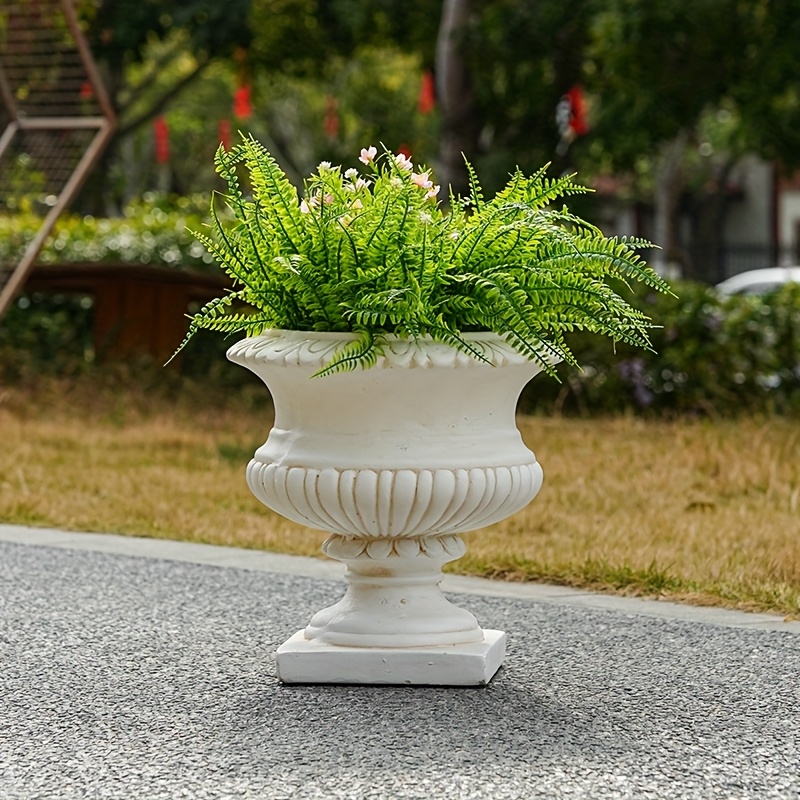 blumenständer garten Blumenständer „Elegant” mit Schale – Handgefertigte Rostdeko aus Metall