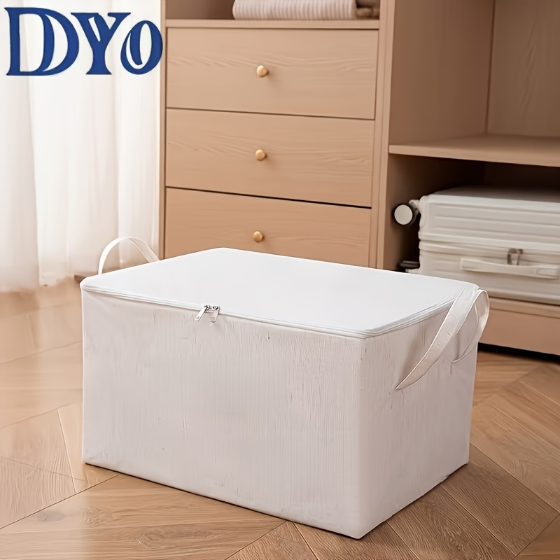 E-shop DYO Weiße Aufbewahrungsbox für unter das Bett mit extra großem Fassungsvermögen | Platzsparendes, faltbares Design, geeignet für Betten,