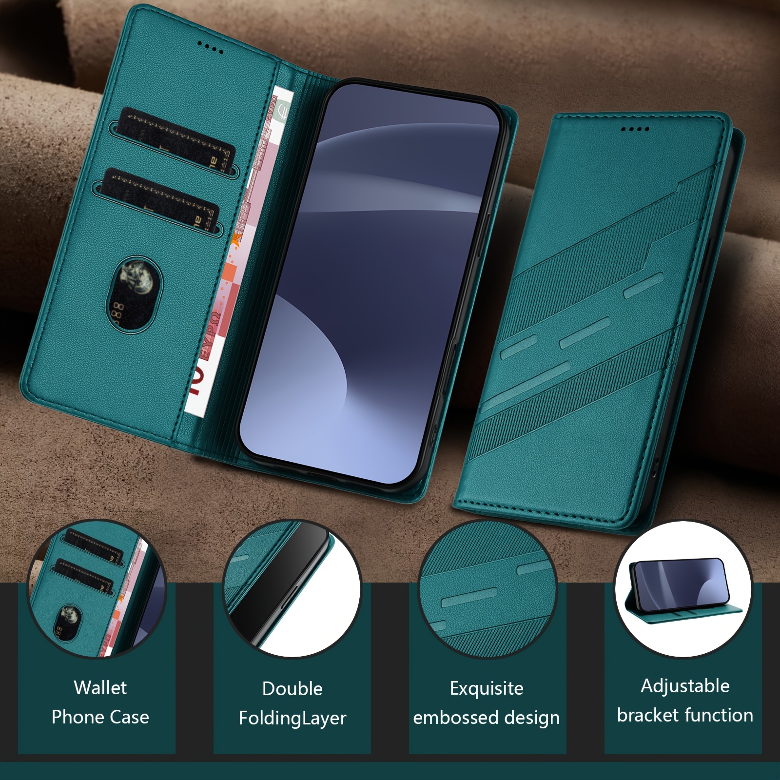Retroid Pocket 4 Pro Custodia Portafoglio Per Honor Magic 4 Lite - Pelle Sintetica, Porta Carte, Magnete, Leggera Custodia Portafoglio Honor Magic 4 Lite