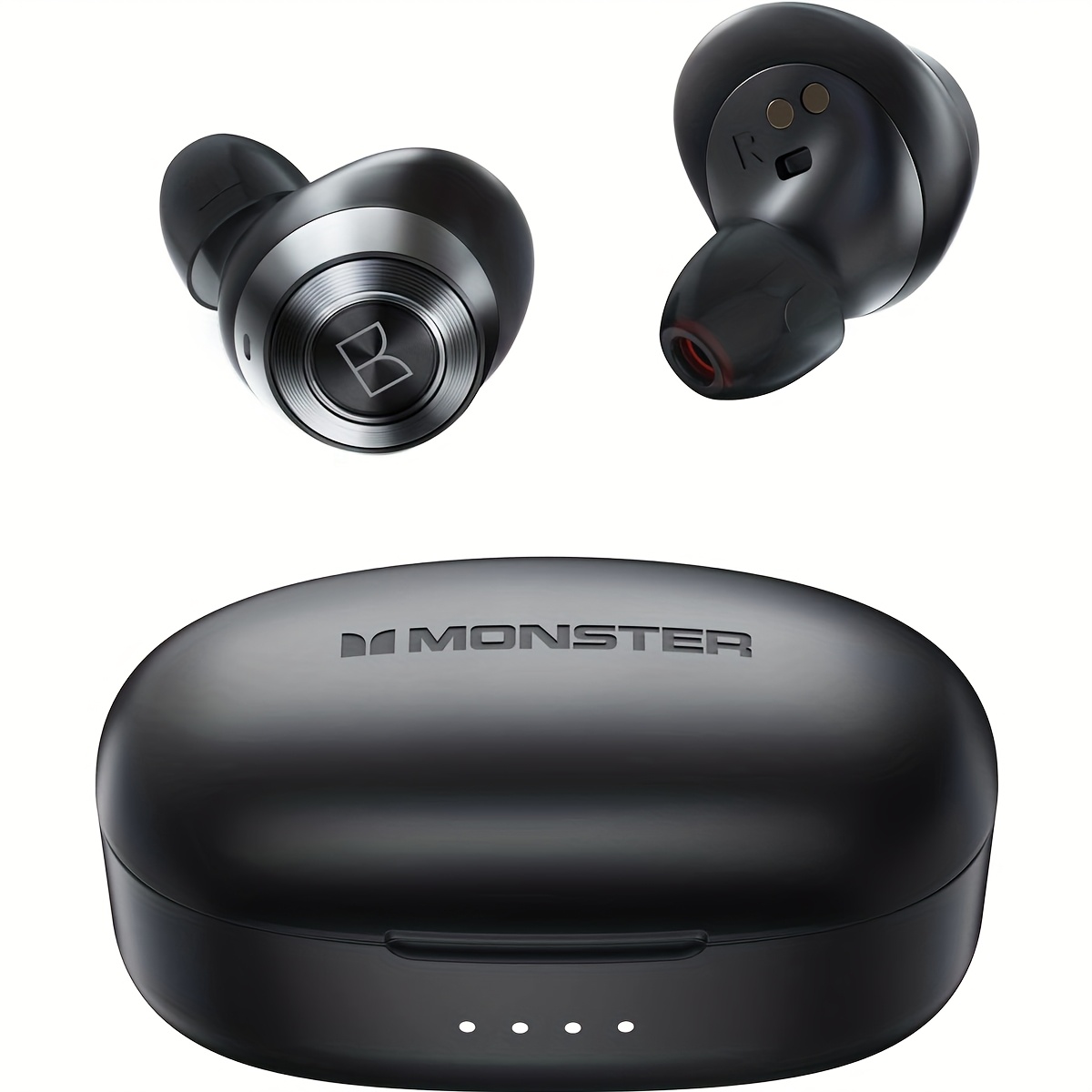 TEMU Wireless Earbuds Designed For Sports, Featuring In-ear And A Built-in Microphone For Clear Phone Calls
