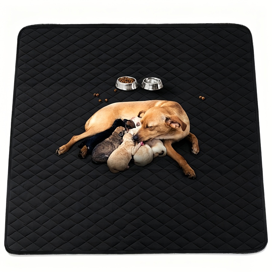 TEMU Reusable Dog Pee Pads, 72"x72", Large Potty Pads For Dogs, Cats & Small Pets