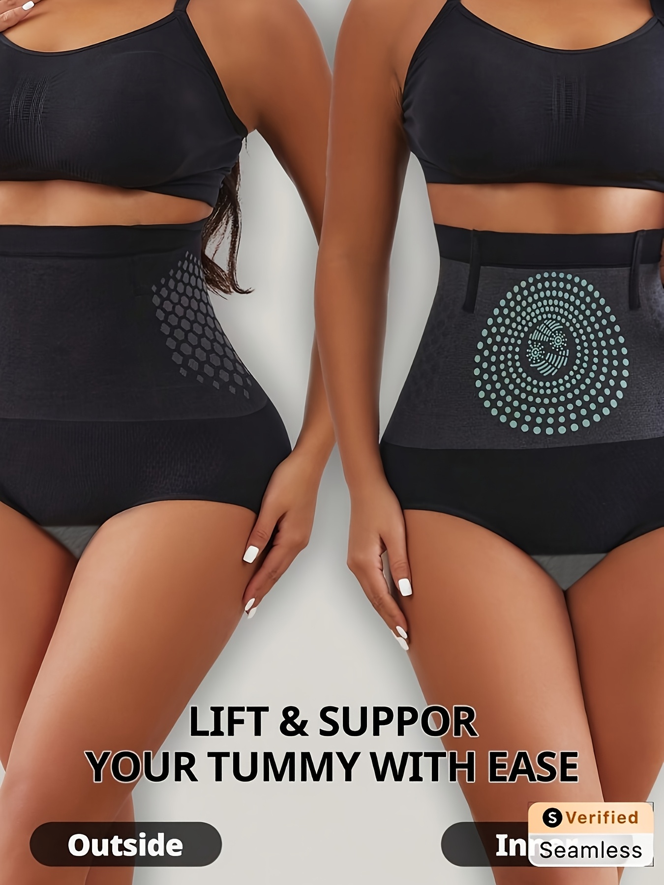 High Waist Thermal Shapewear Panty, Tummy Control Slimmer Intimate Panties, Women's Underwear & Lingerie