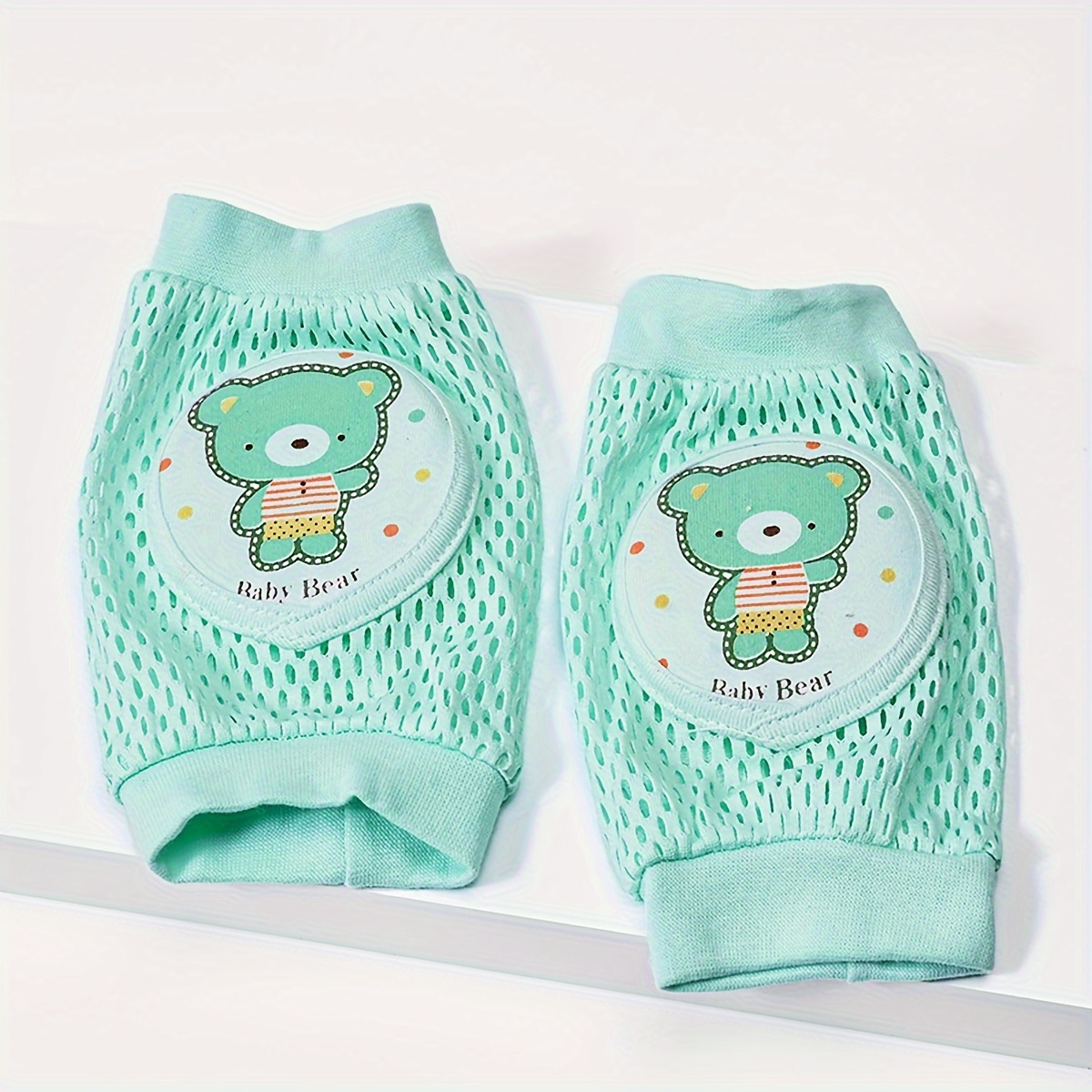 1 Pair Baby Knee Pads Children's Learning to Walk Anti-Fall Crawl Protective Gear Children's Knee Learning to Crawl Protective Cover Pad Thin Style for Summer