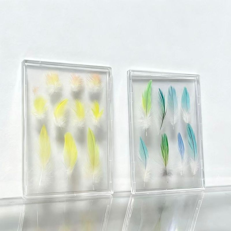 Pet Bird Feather Keepsake Display Box, High-Definition Transparent - Elegant Memorial Box to Preserve the Warmth of Your Pet. Suitable for Budgerigars, Cockatiels, Lovebirds, and Various Other Bird Feather Collections. A Durable Frame for Bird - Image 5