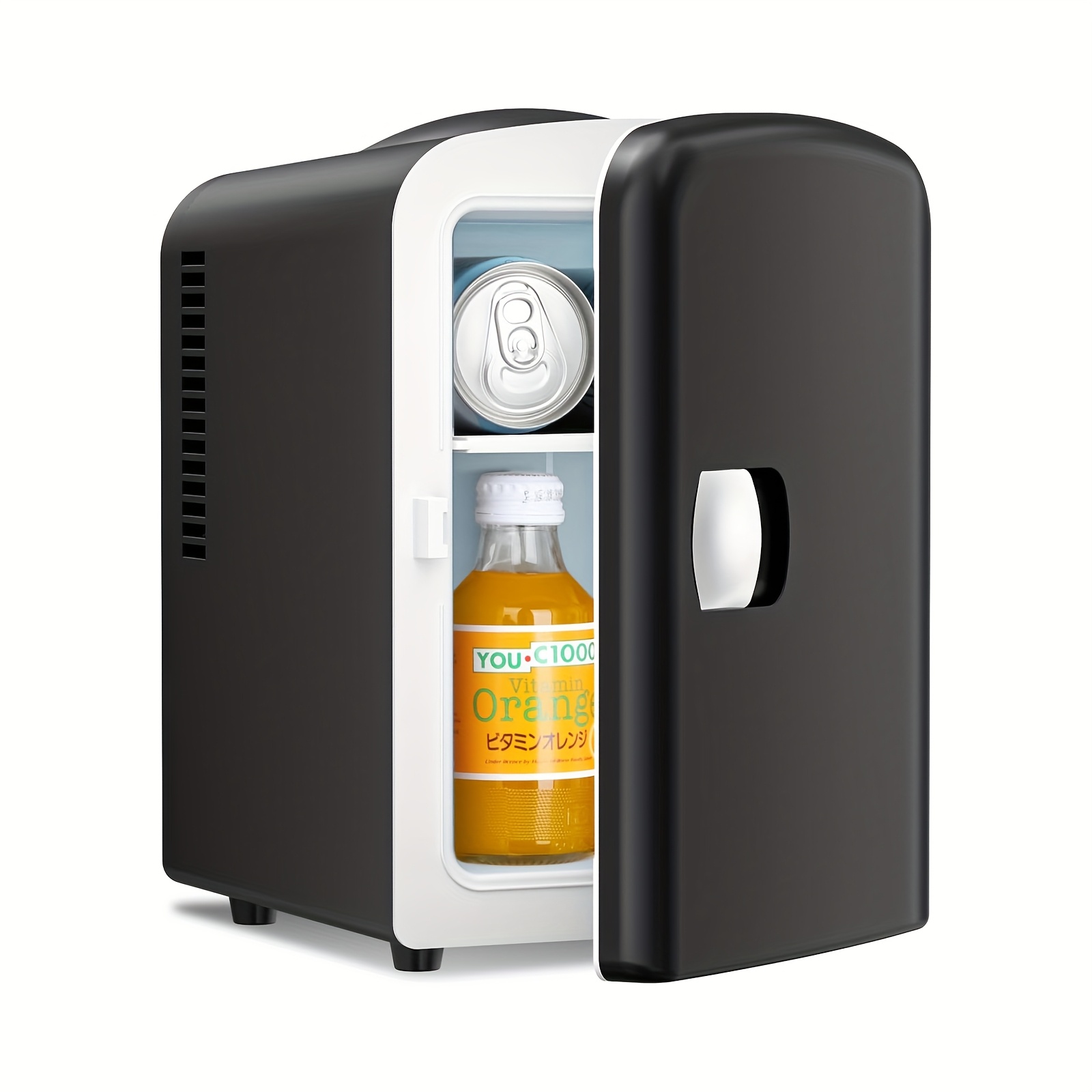 2.64gal/26lbs Mini Freezer Refrigerator with Fast Ice Maker, Compact Portable Freezer with Removable Glass Shelf & Chalkboard Door - Ideal for Dorm, Office, Bedroom, Garage - Energy Efficient Mini Fridge for Small Spaces, Office Refrigerator, Stylish Appliance, Durable Construction, Urban Dwellers