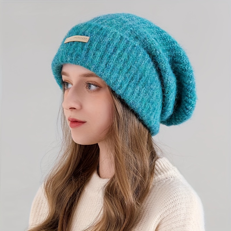 

Knit Beanie For - , Hat Ear , Fashionable Slouchy