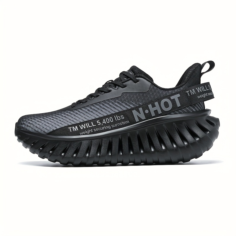 New Spring/Summer Men's Carbon Plate Running Shoes, Lightweight, Shock-Absorbing, Anti-Slip Sneakers, Lightweight, Casual, and Comfortable Running Shoes, Fashionable Men's Thick-Sole Running Shoes, Breathable Mesh Sneakers, Marathon Outdoor Running