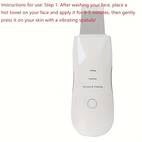 vibrador de limpieza facial recargable por usb - dispositivo de belleza para el de la piel para mujeres, batería de 150mah, y contorneado para una limpieza del rostro y cuello, regalo para en de las madres
