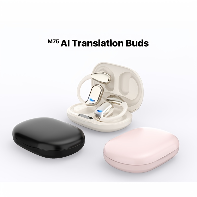 language translation earbuds 3 in 1 translator earbuds 144 languages accents translator device translation earbuds real   for ios android for travel   details 0