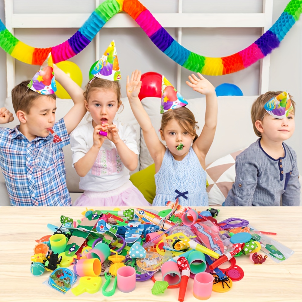 120 Piezas, 7 Juguetes Surtidos Para Rellenar Piñatas Como Regalos De  Fiesta Para Niños, Premios Para Cumpleaños, Juguetes Para La Caja De  Premios En