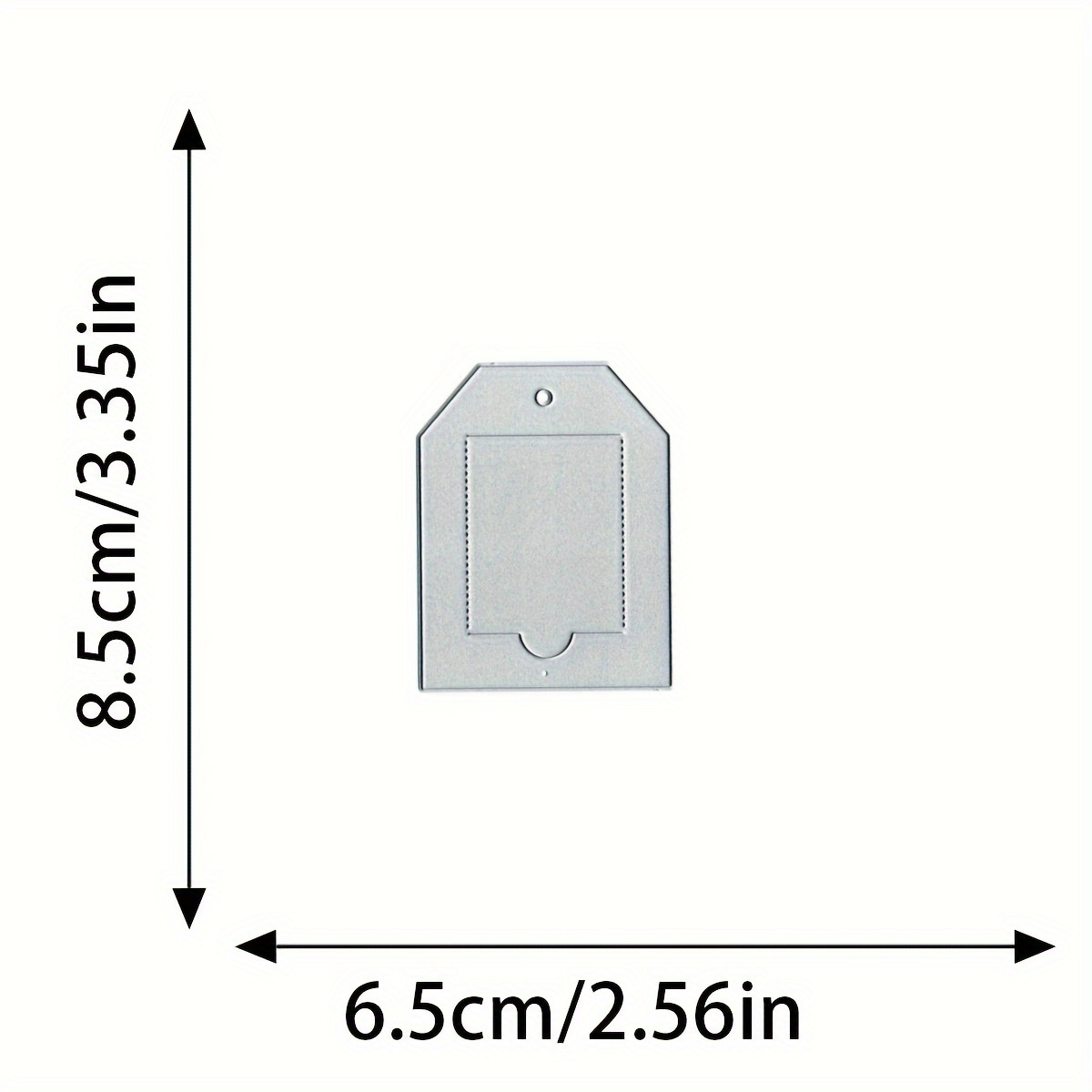 1pc Pop-up Greeting Card Die-cut, Birthday Card Decorative Metal Cutting Die, Embossing Template For Diy Scrapbooking Supplies