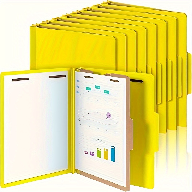24pcs   size classification folders with fastener dividers durable   multi prong organizer for office files clear labels graphic design Product details 1