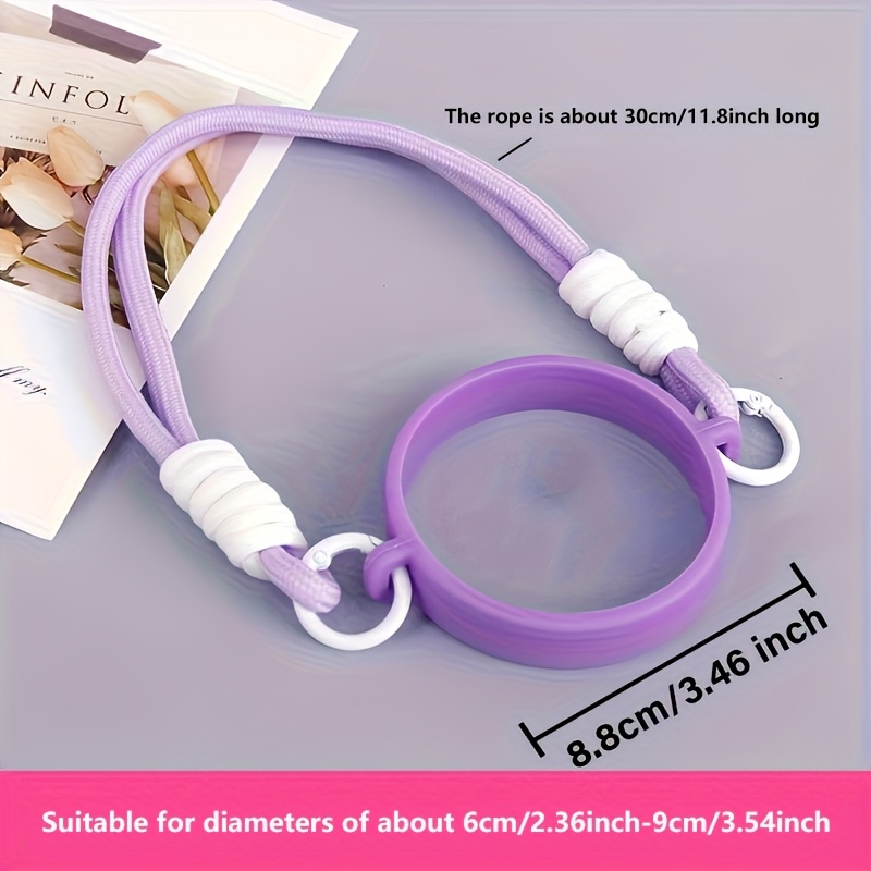portátil y adorable soporte para botella de agua con asa, material  ,     y resistente, ideal   botellas al deporte o  , disponible en múltiples colores Detalles del producto 2
