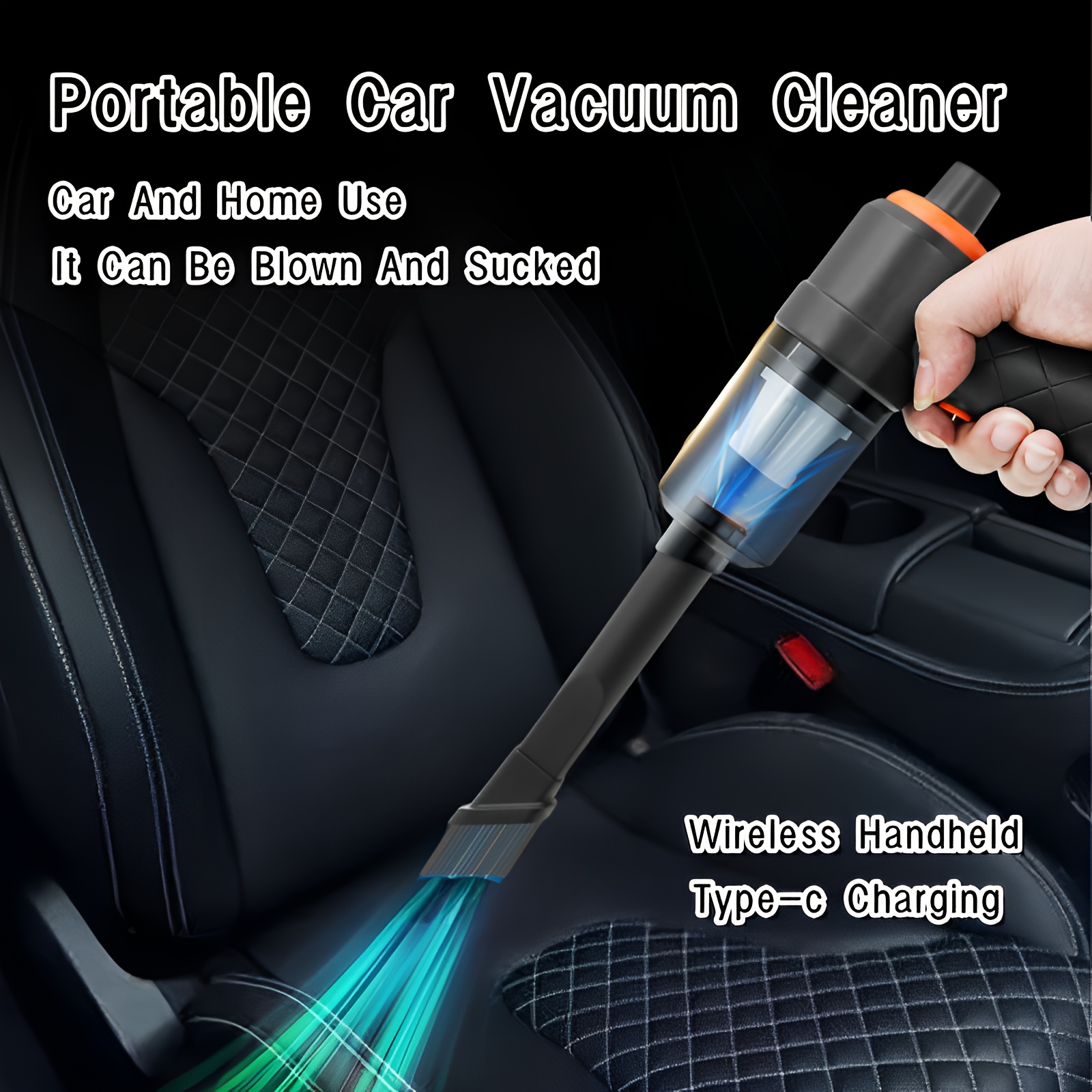 Wireless Portable Car Home Dual purpose Vacuum Cleaner - Temu