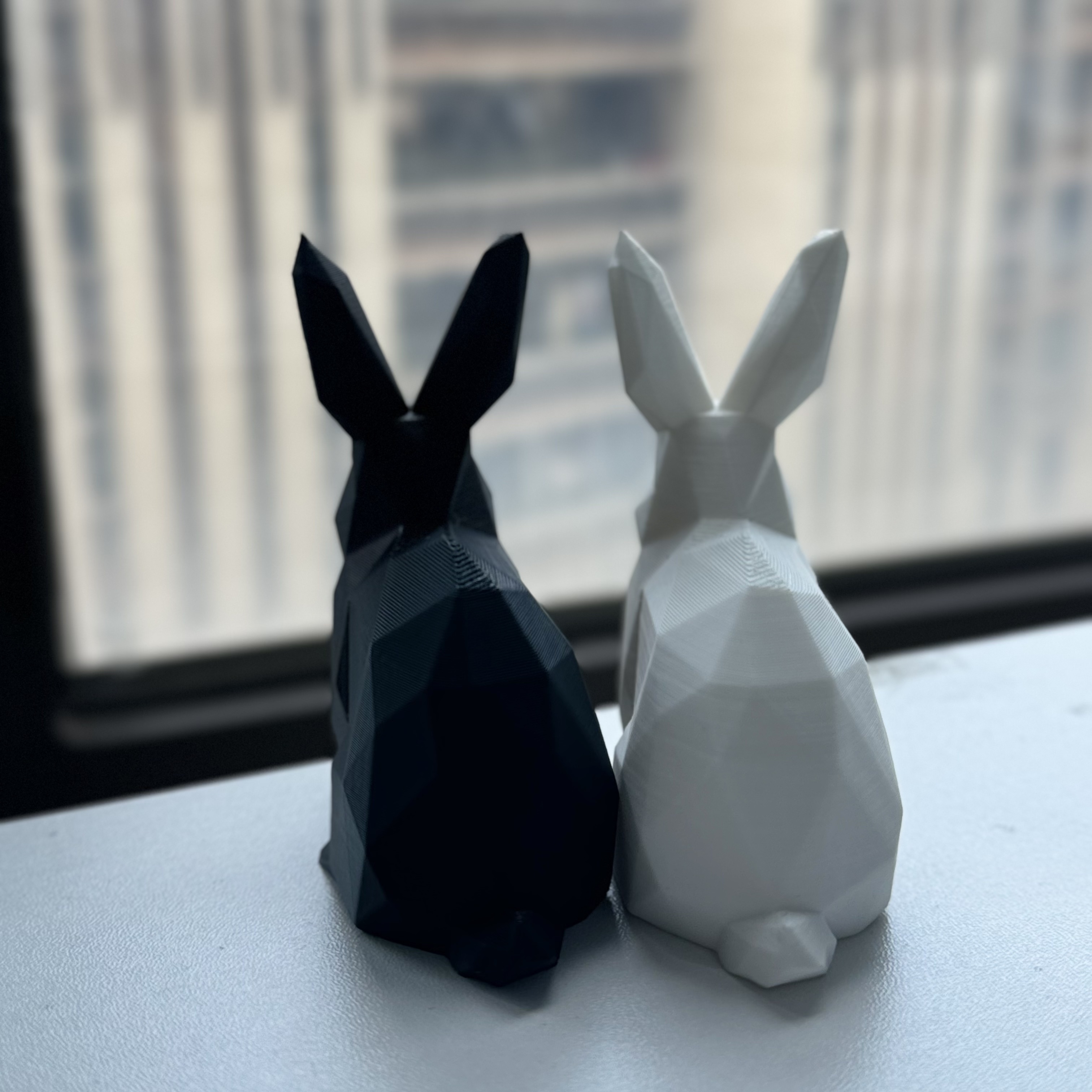 

3d Printed Modern Rabbit Decoration: And Party Favor