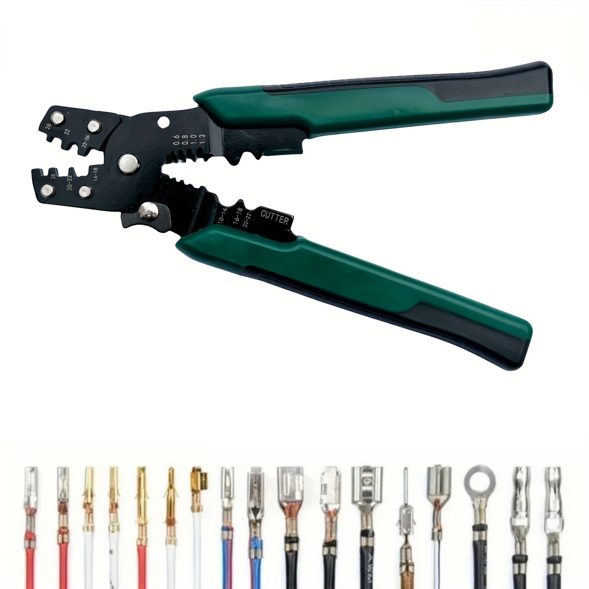 

1pc Wire Stripping Pliers, Chrome Vanadium Steel Multi-functional Hand Crimping Tool, Wire Cutter, Durable Wire Stripper
