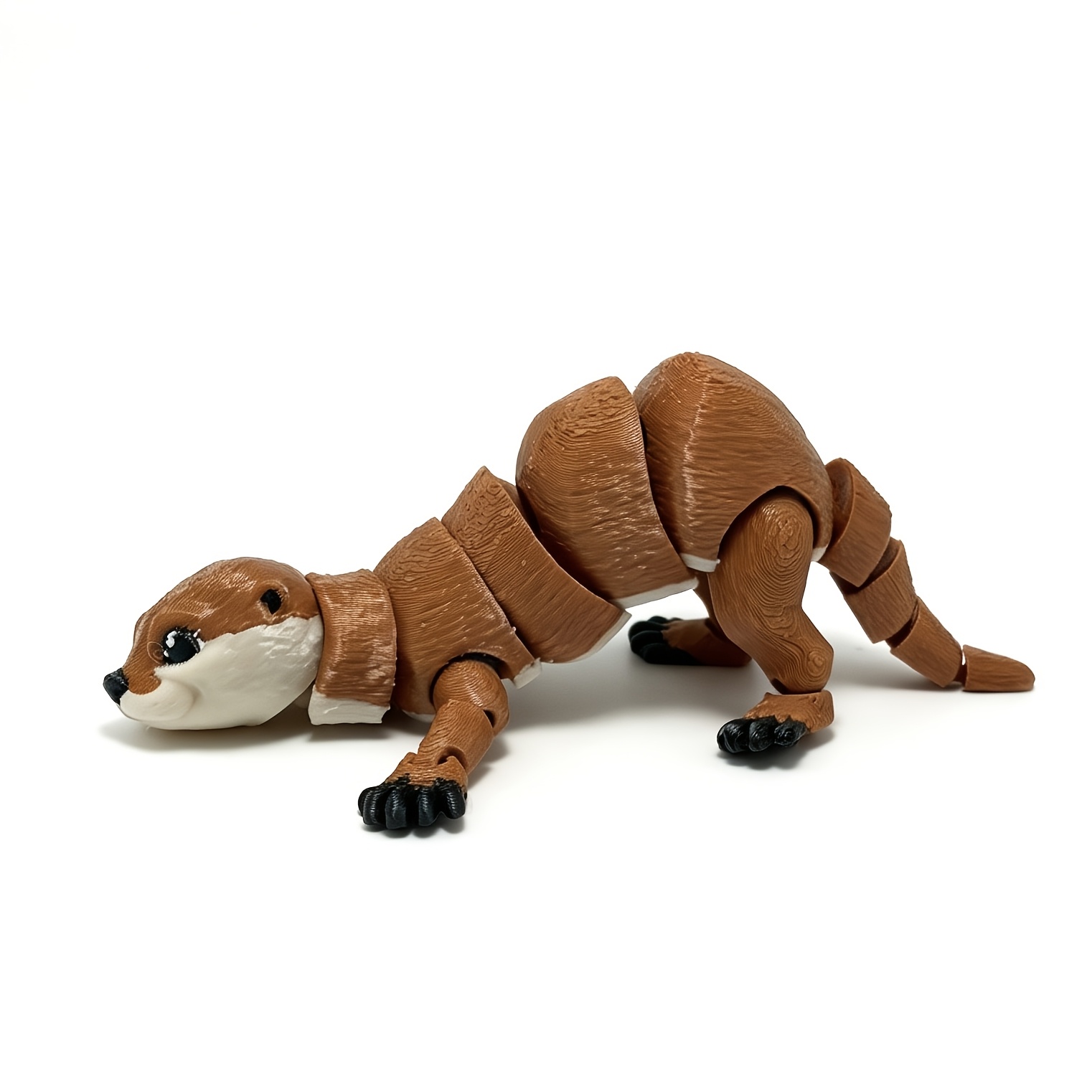 Image of 3d Printed Otter, Articulated Otter Statue Ornament, 3d Printed Animal, Suitable For Party Gifts, Indoor Decor, Ideal Birthday Present, Gift For Relatives , Holiday Party Gift