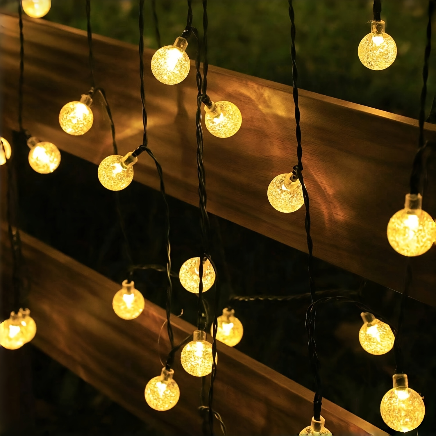 Smart Solar Crystal Lights with 12 Lighting Modes