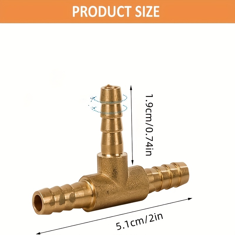 Raccordo In Ottone 1/4 NPTF Maschio A 1/8 NPSM – Per Carburante, Aria, Acqua, Olio, Gas - Foto 1