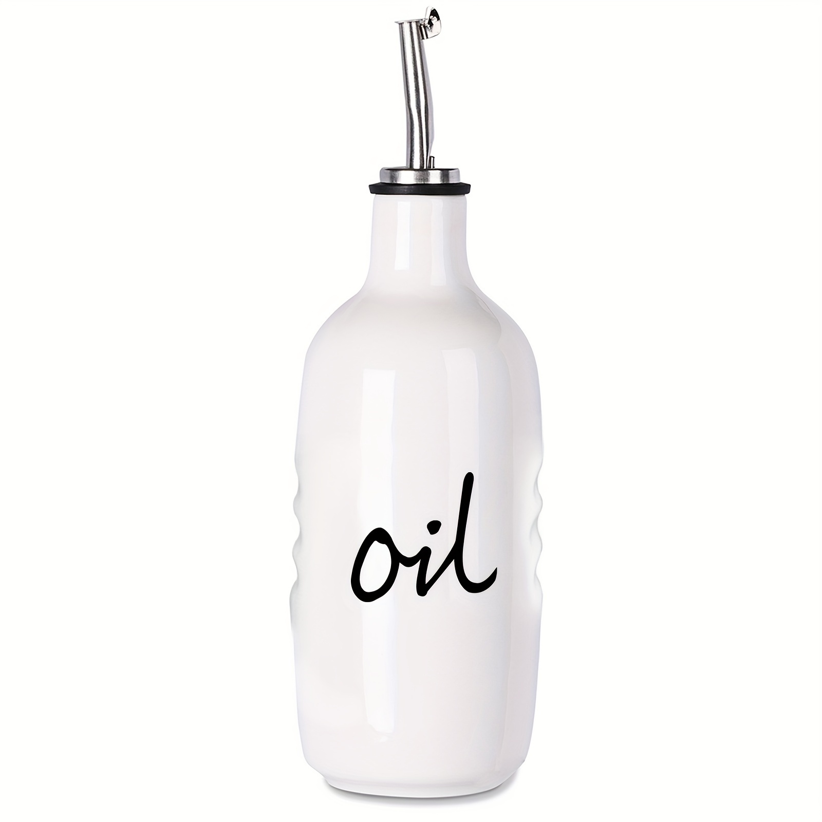 TEMU Ceramic Olive Oil, Vinegar Dispenser Set For Storing Olive Oil Or Vinegar, Kitchen Dispenser Bottle With Drip Proof Jug And Funnel, Farmhouse