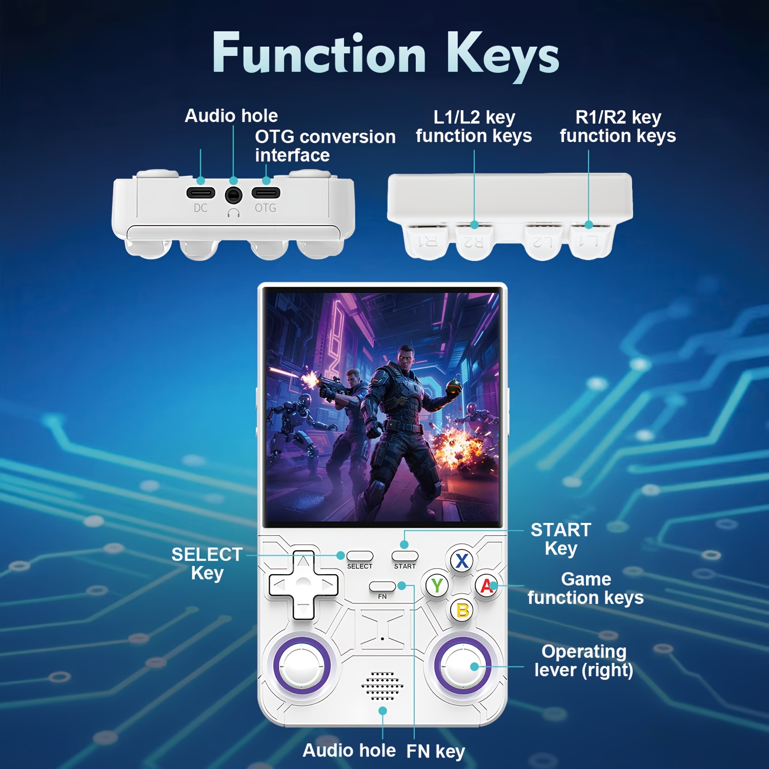 r36 ultra handheld game console features a 4 0 inch - Temu South