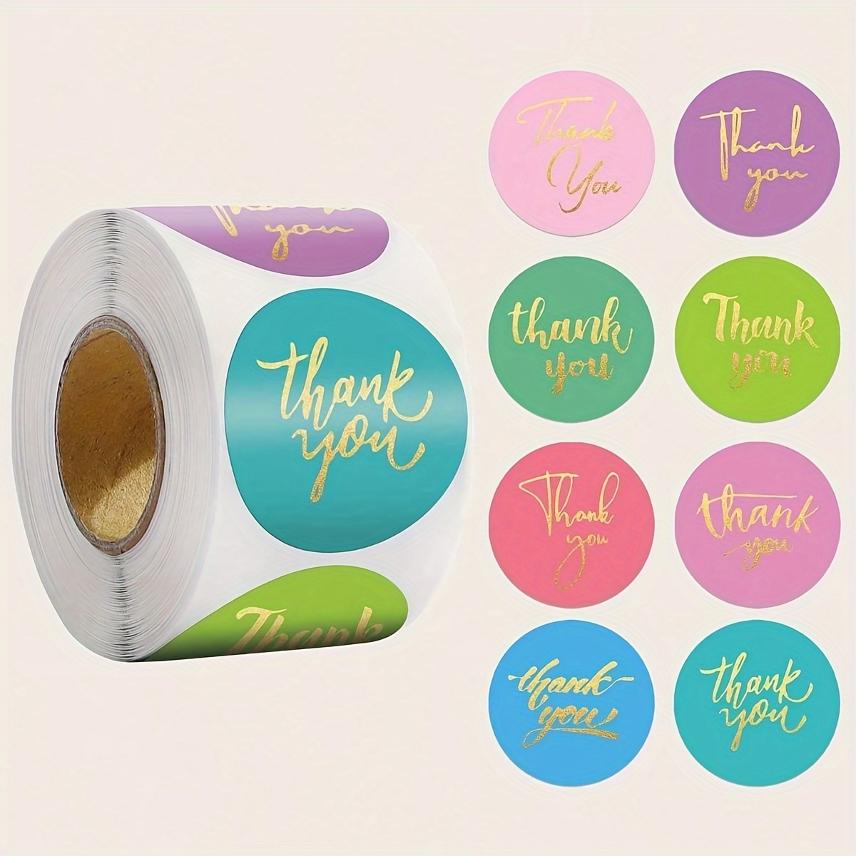 

You Roll Of 500, Appreciation For , Envelopes, , Packaging