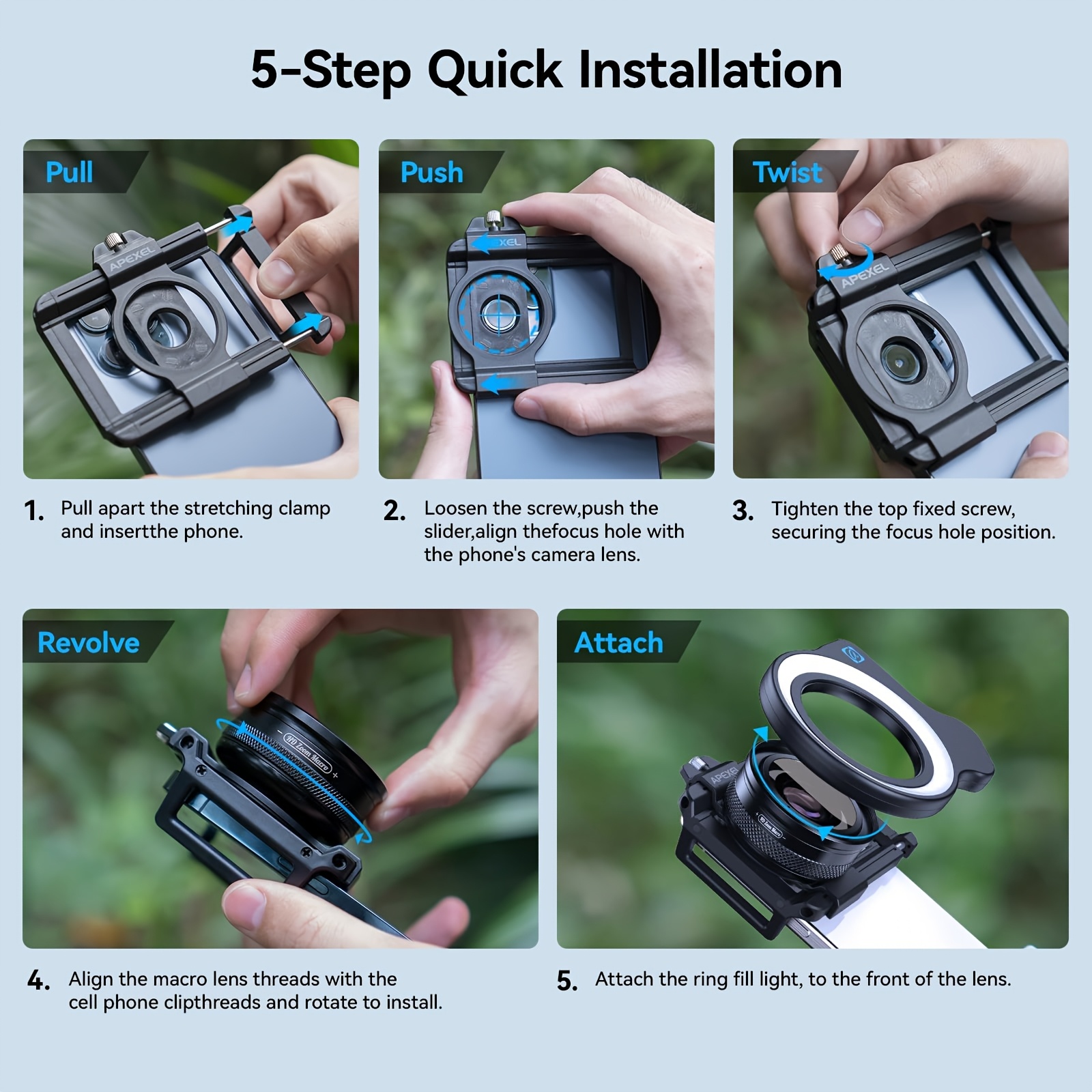 10 20x macro lens phones hd Temu