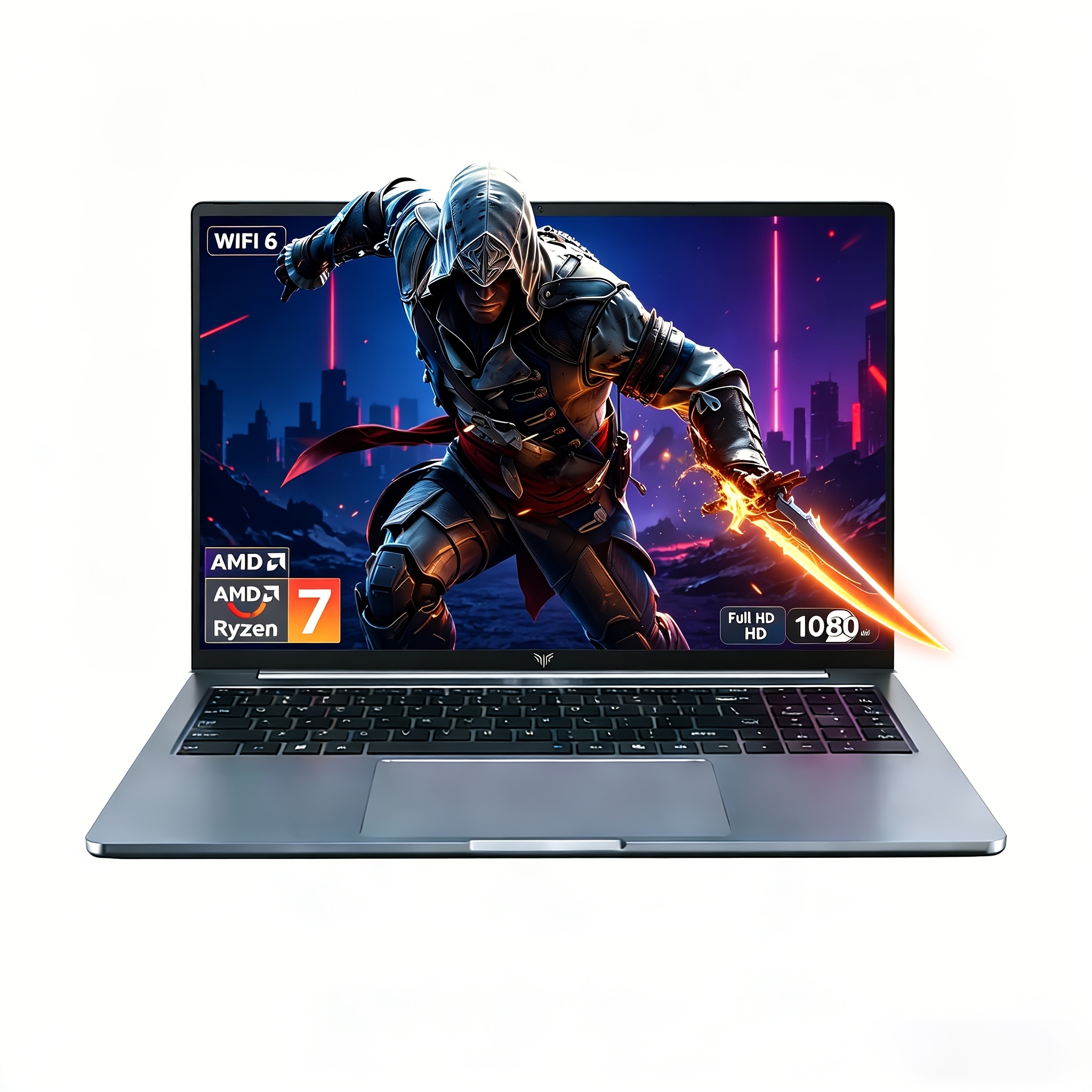 Gaming Laptop Computer 2025 Latest 15.6 Inch Fhd Display Laptop With 7 5700u Processor Up To 4.6ghz 16gb Ddr4 512gb Bnvme Pcie 3.0 Ssd Gaming Notebook Lightweigh