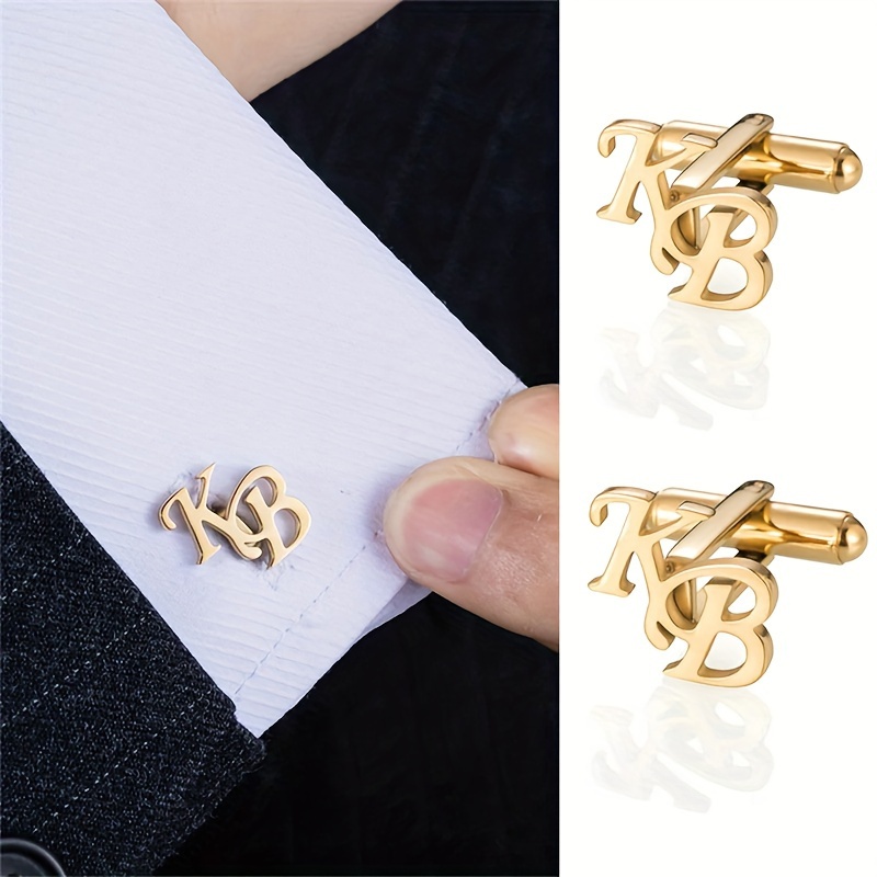 

1 Customizable Steel Cufflinks, Monogram , , Men' , For Weddings, Graduations, Job Interviews, And