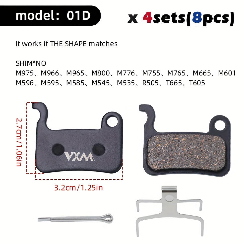 Semi Metallic Best Bicycle Brake Pads Low-Priced Best Selling OEM