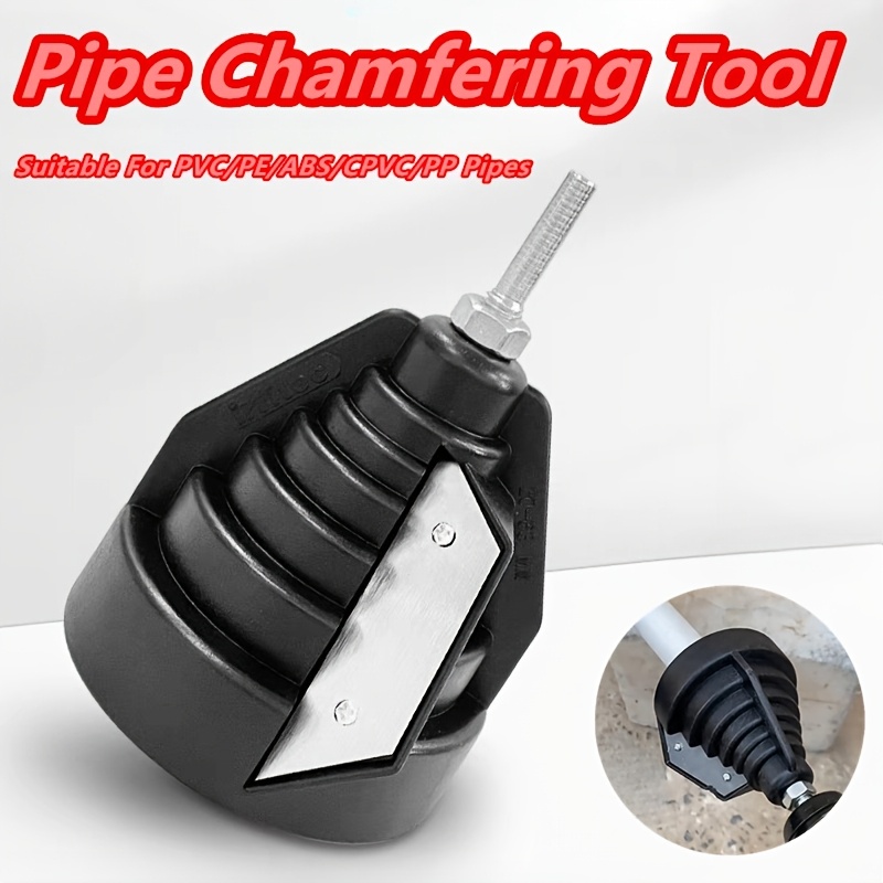 FTGear PVC Deburring Tool For Pipe Burring Of Six Pipe Sizes From 1-1/4