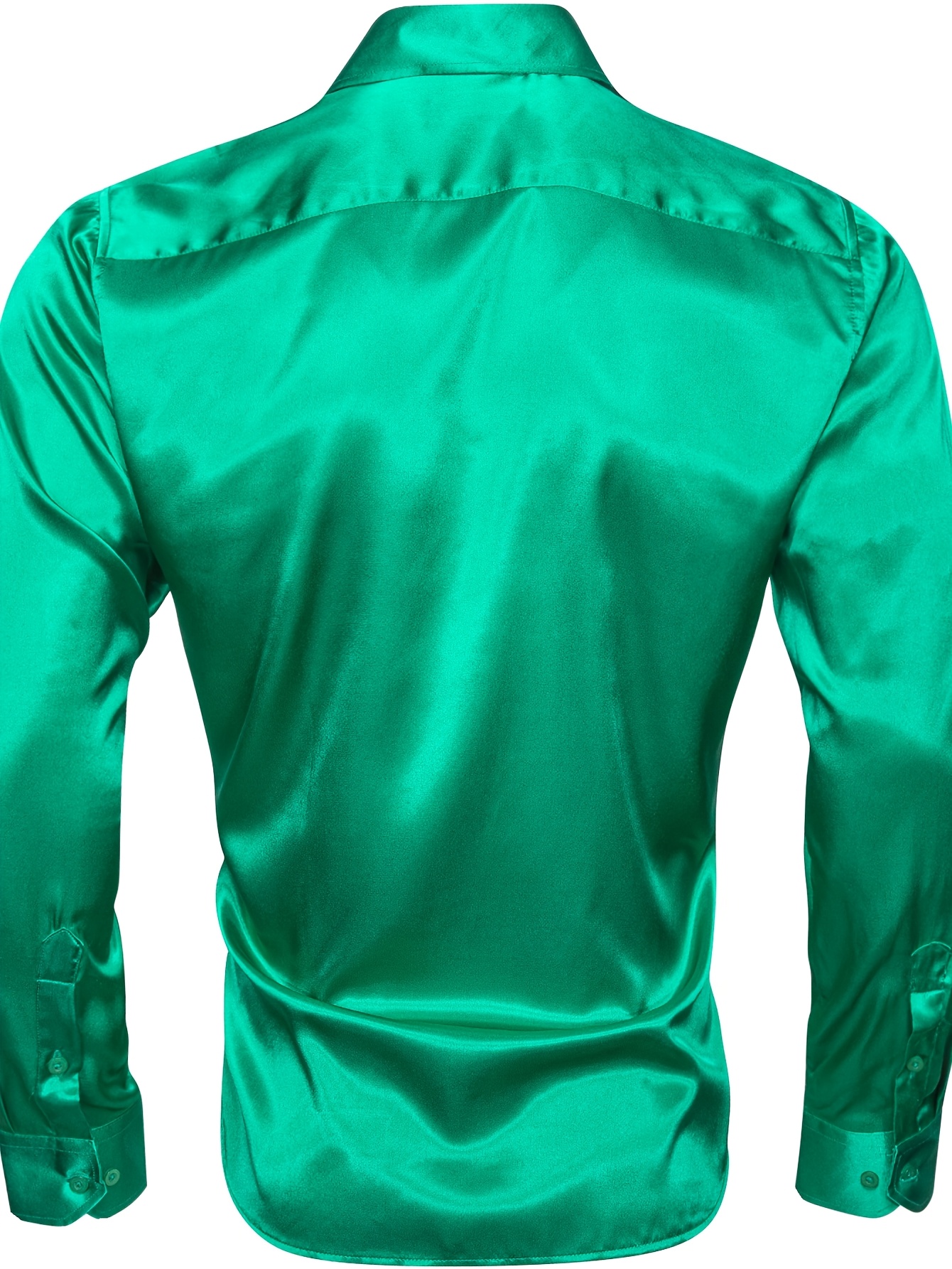 emerald green dress shirt men's Christmas Tree Round Neck Sweater Dress Orange-Red / L