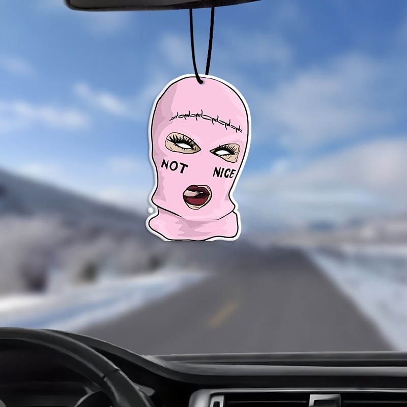 

Baddie Aesthetics Aromatherapy Hanging Air Freshener Tablets - Rearview Mirror Decor Scented Paper Tablets, Wardrobe Perfume Pendants, Interior Accessories, Long-lasting Fragrance