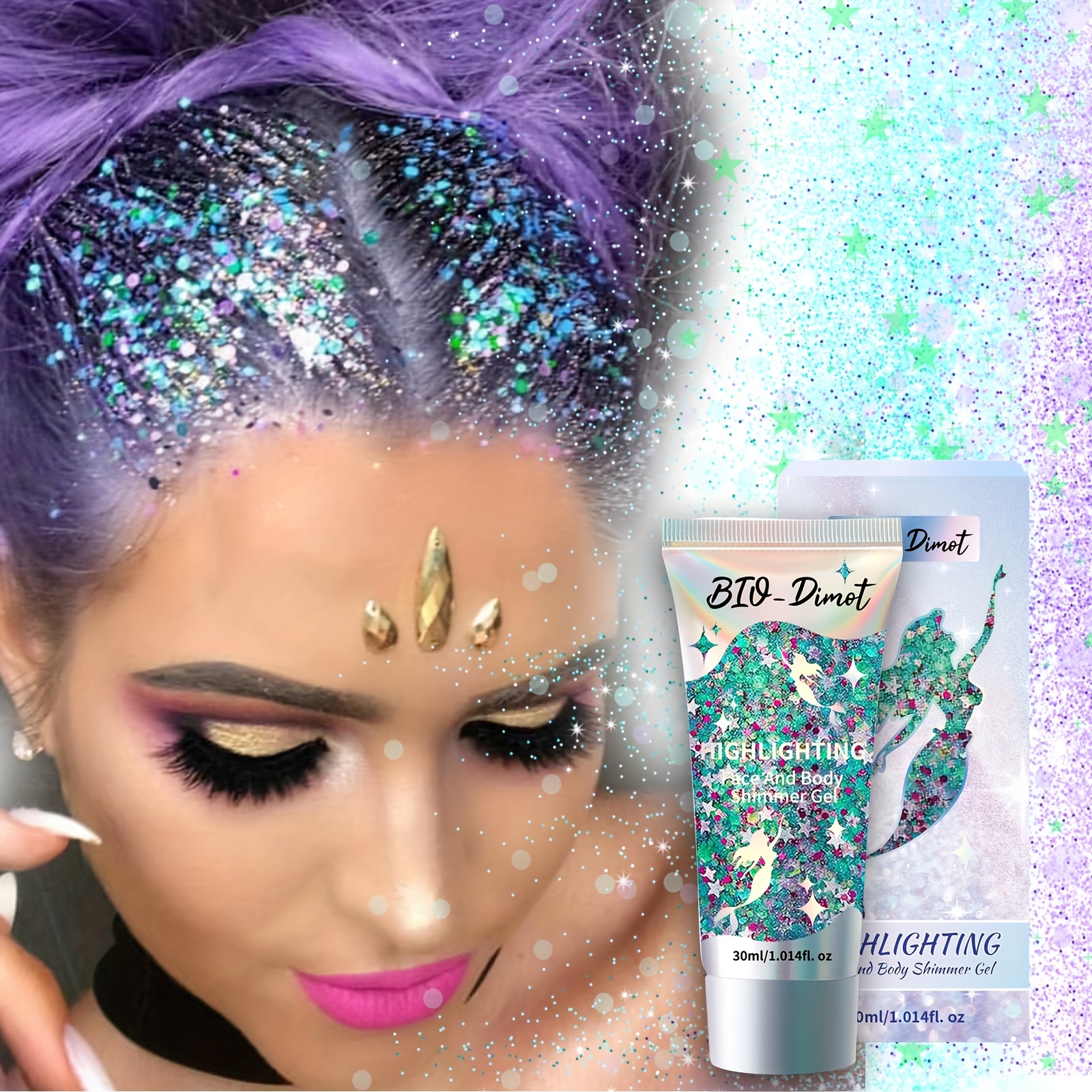12 Farben Gesicht Glitter Set – Pailletten, Chunky Glitter Für Make-up, Nägel, DIY, Festival