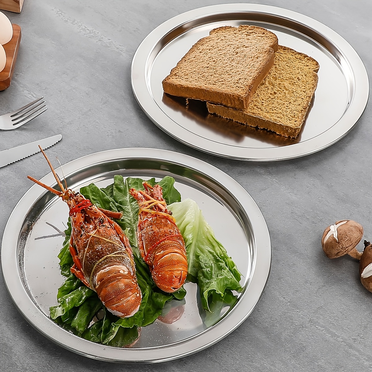 Plateaux Inox - Plateau de service et cuisine en inox