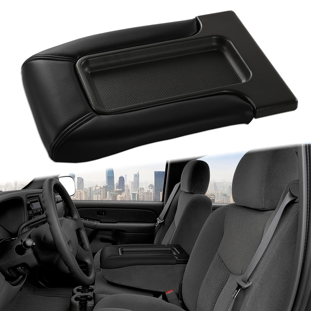 TEMU Center Console Lid Repair Kit Arm Rest For Sierra// Silverado// 1999-2007, #19127364 19127365 19127366 Standard Style A Black